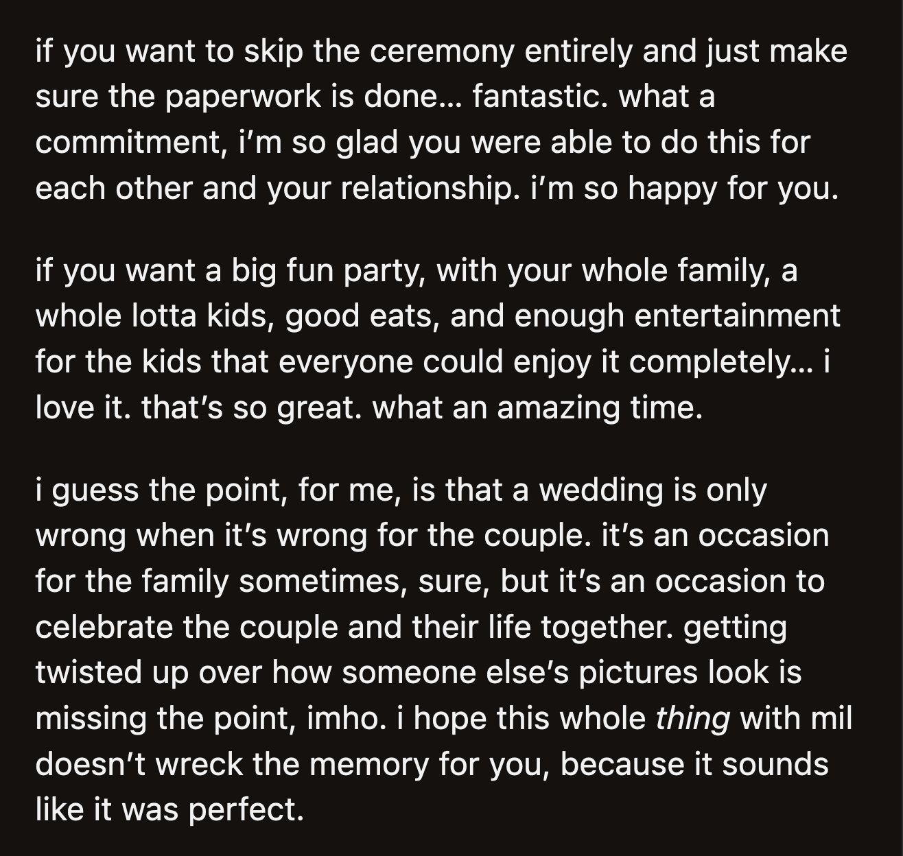 It's a tad melodramatic for her MIL to invalidate their wedding because a clown was present.