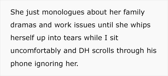 The MIL makes everything about her.