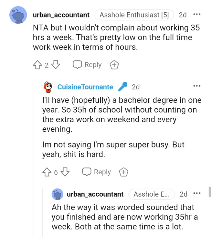 Both at the same time is a whole lot