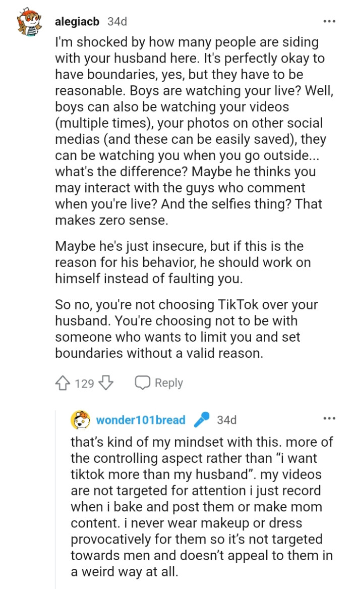 It's perfectly okay to have boundaries, but they should be reasonable