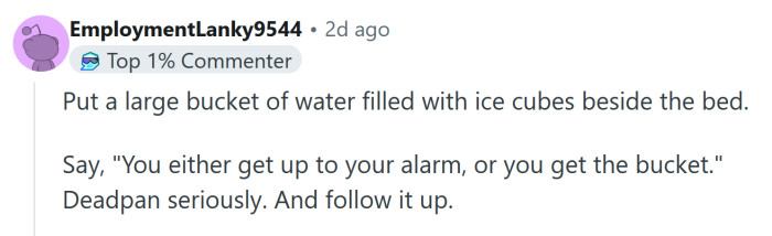 The perfect solution.