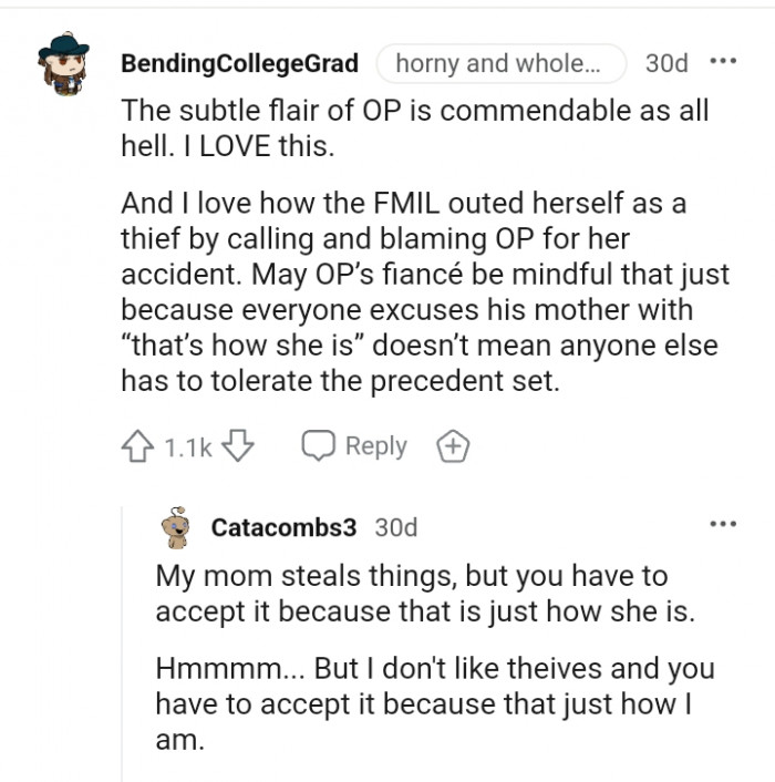 You Have to Accept It Because That Is Just How She Is