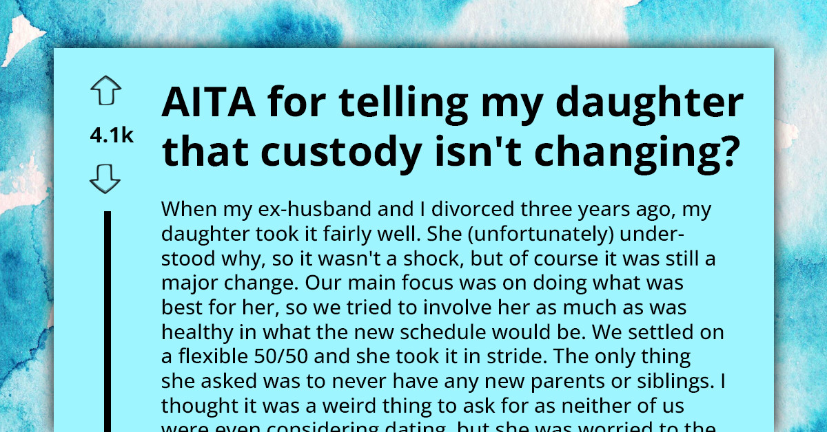 Mother Thoughtlessly Promises Her Daughter That She Will Not Remarry After Divorce; All Hell Breaks Loose When She Does