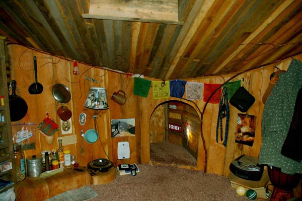 The house feels cozy due to its small rooms.