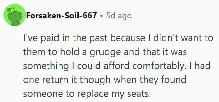 A small act of grace on both sides can go a long way toward keeping friendships intact.