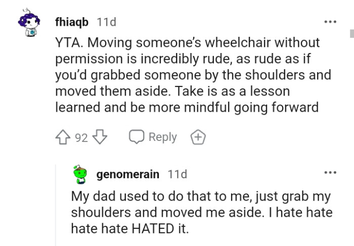 The OP should be more mindful going forward