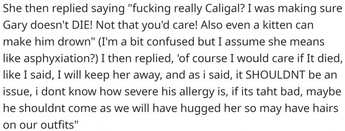 The sisters started fighting