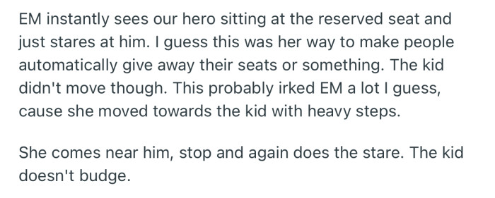 The kid refused to get up for the mom