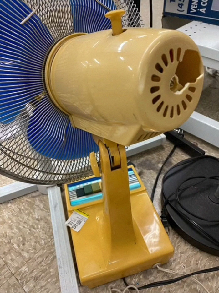 13. A broken fan that might not even work for $10