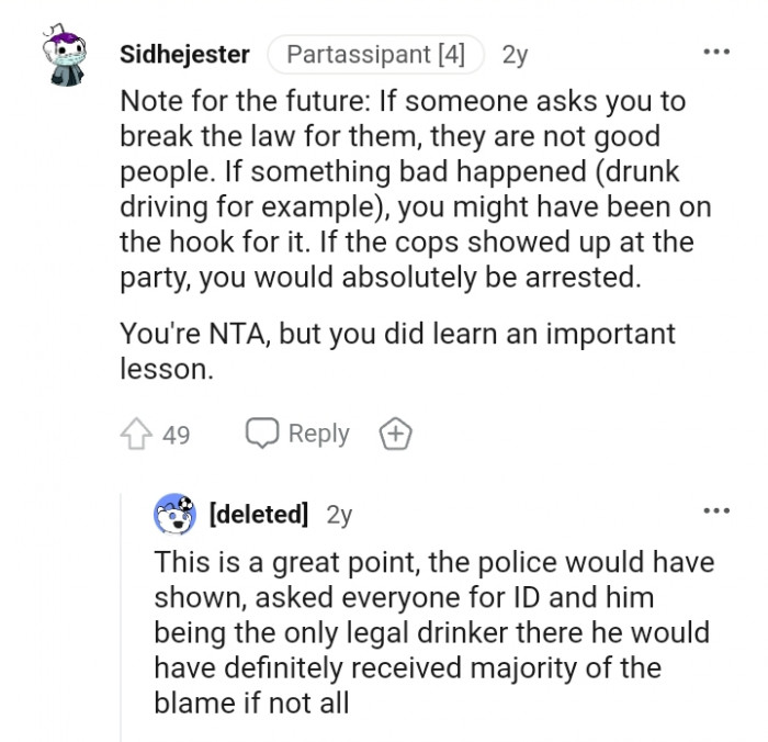 You did learn an important lesson