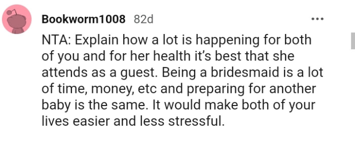 It would make both their lives easier and less stressful