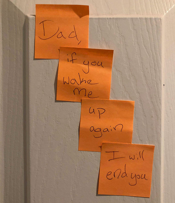 2. My 13-Year-Old Daughter Left Me These Notes On A Saturday Morning