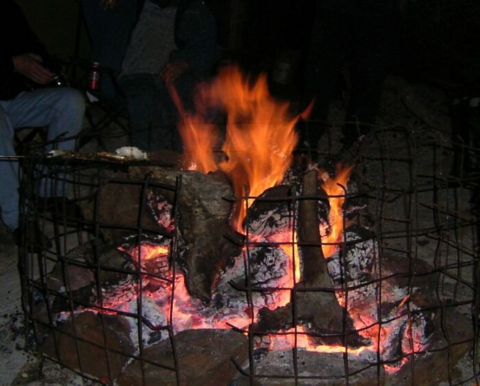 8. Can you see the face in the fire?