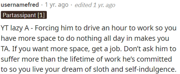 OP is being lazy and unfair.