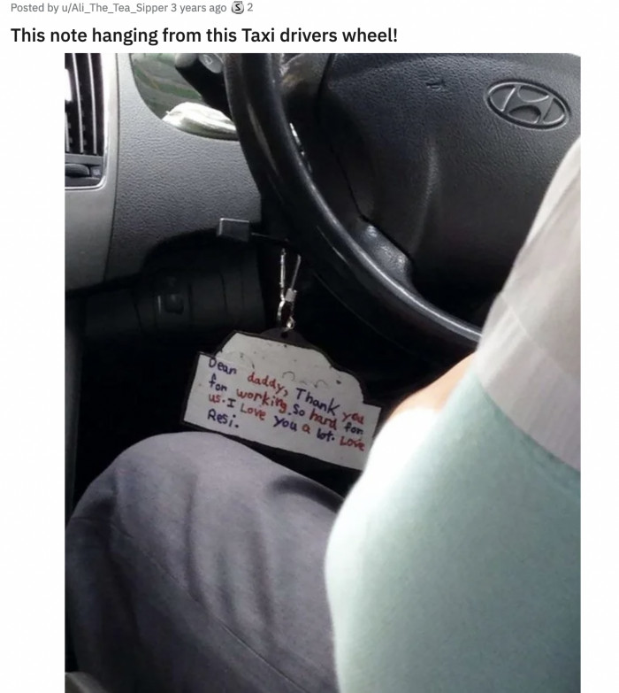 1. A note like this will keep you going even on the most difficult days