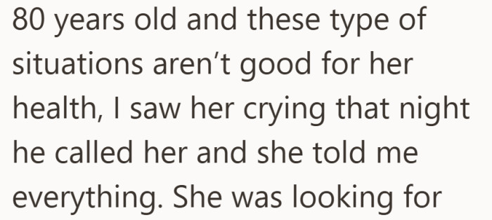 Watching her cry turned a financial issue into something deeply personal.