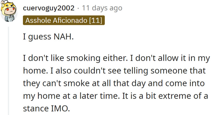 One Redditor said they think the OP's request is extreme