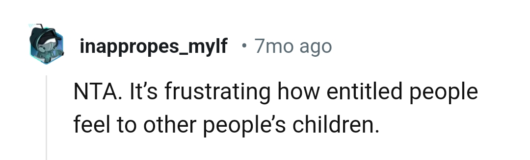 People that feel entitled