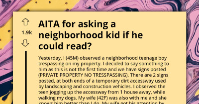 Homeowner Reprimands Teen for Repeatedly Ignoring "No Trespassing" Signs, Faces Wrath of Kid's Angry Parents