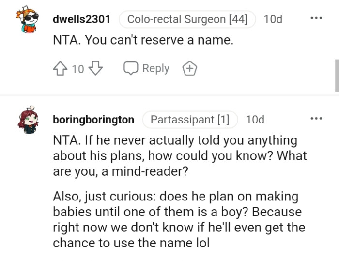 Names Aren't Something That You Reserve