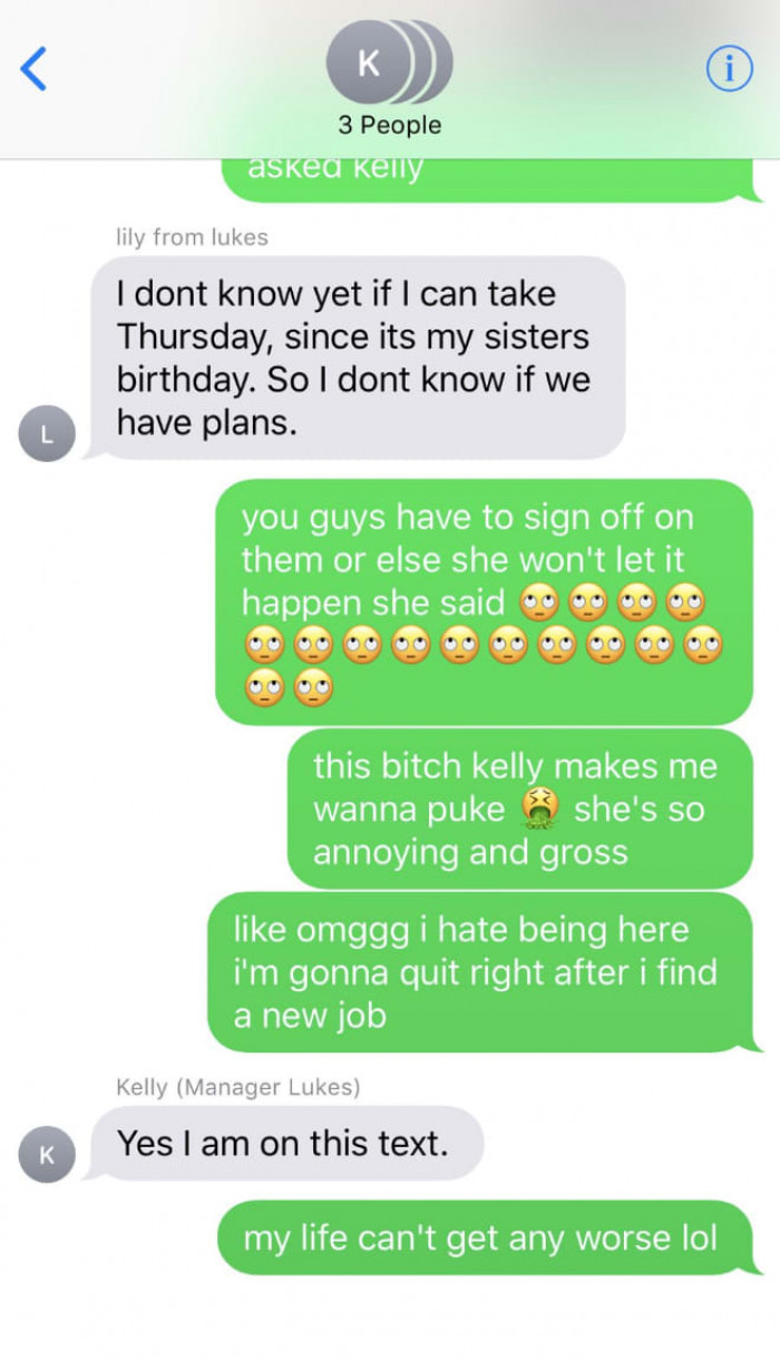 28. Double-check your group chat members