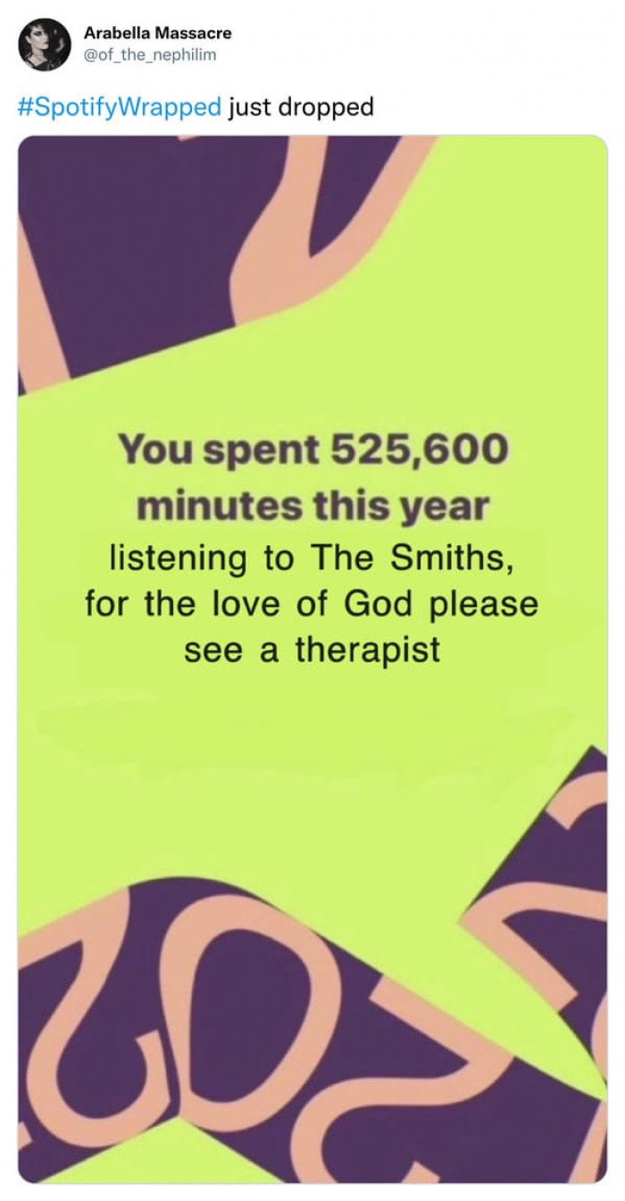 There's no judgment on what we listened to obsessively because, clearly, it made us happy at the time.