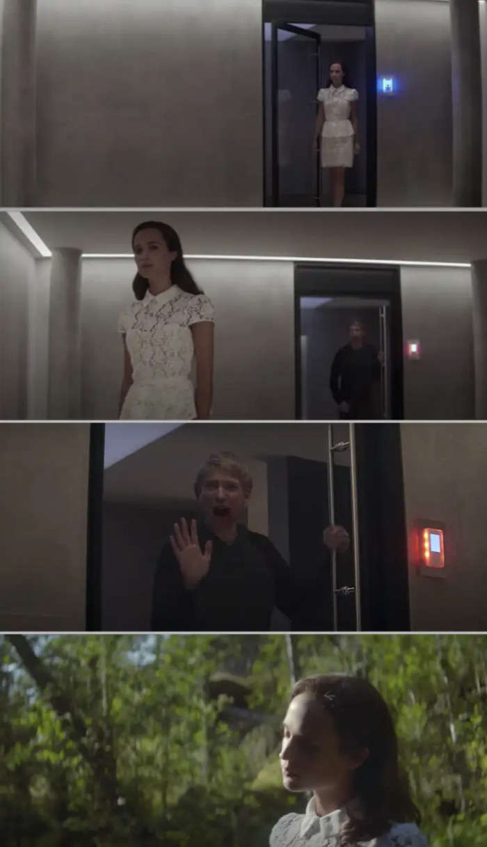 12. The Ex Machina movie, when Ava locked Caleb inside the fortress and then escaped
