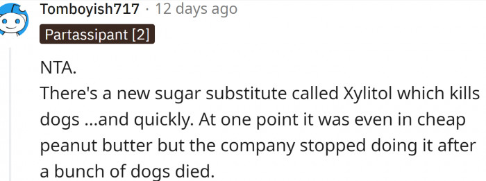 Xylitol is extremely dangerous