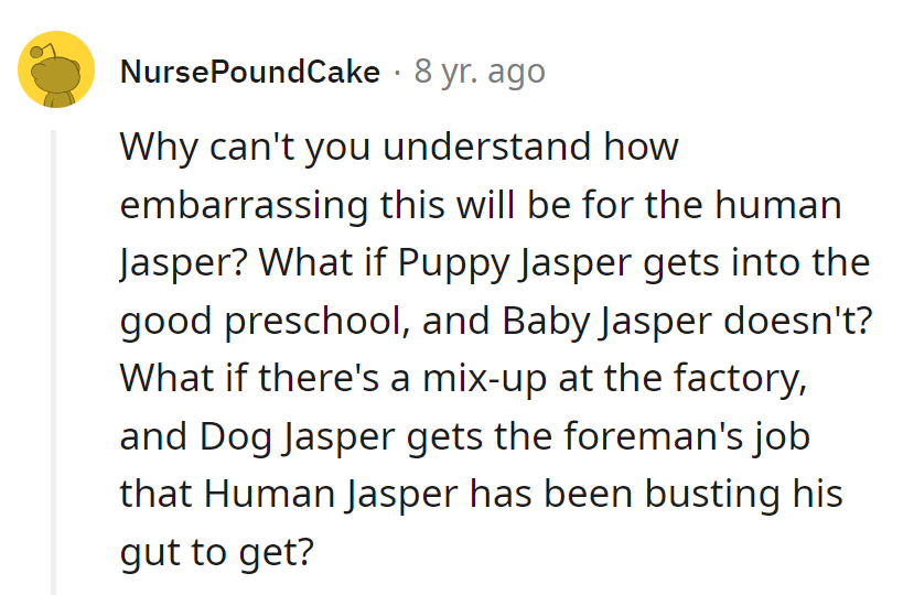 Sounds like we're in for a 'Jasper-diction' showdown! Who knew a name could fetch so much drama?