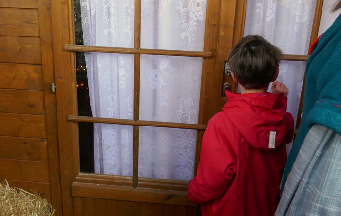 41. Hoping the friend will come out