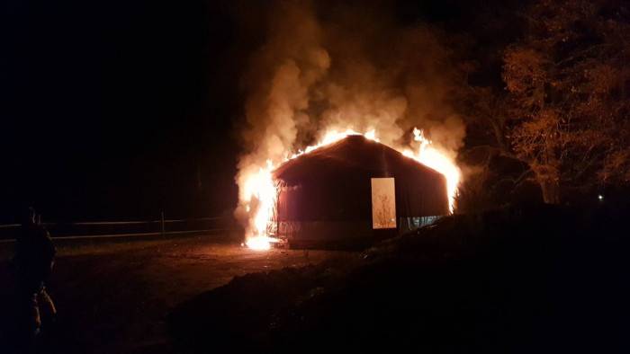 14. “We just finished the construction of our yurt... and the fireplace was not installed correctly.”
