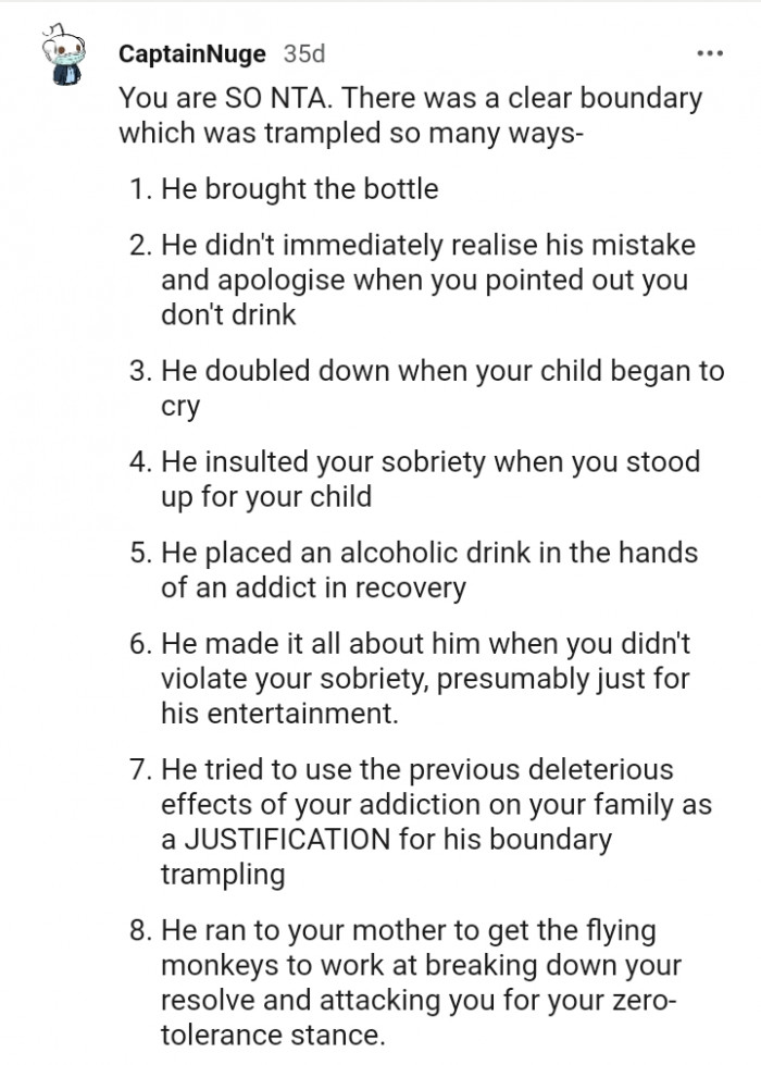 There was a clear boundary that was trampled badly