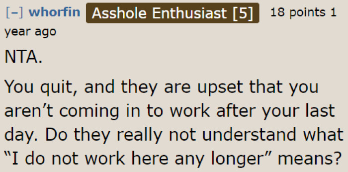 The abusive supervisor appears to have trouble understanding the concept of 