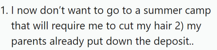 OP has offered the following explanation for why they think they might be the a-hole: