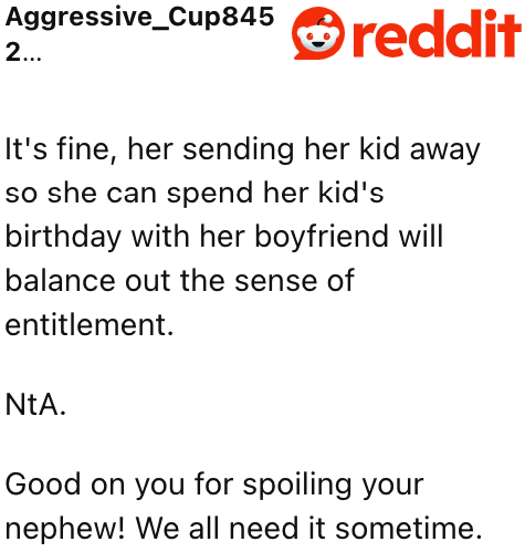 It doesn't happen all the time. It will not make him entitled.