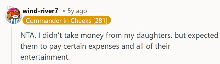 Teens can manage their own extras without being pulled into household bills.