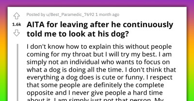 Wife Walks Out After Getting Fed Up With Her Husband's Obsession With Their Dog