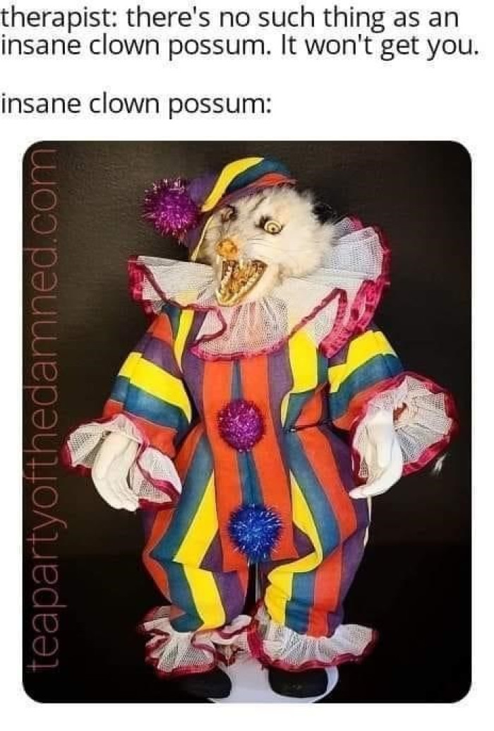 15. Insane clown possum