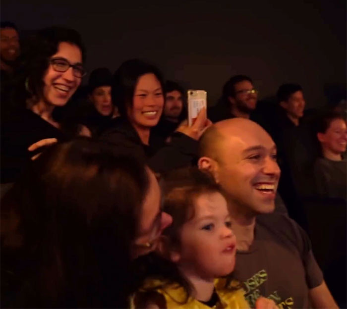 Family and friends were there too.