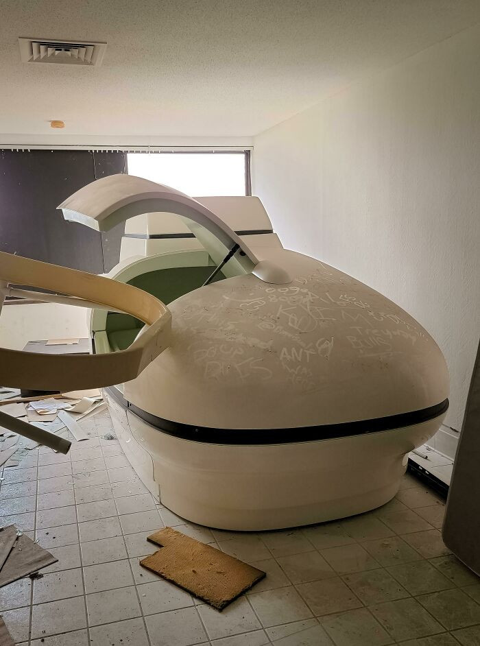 "This Abandoned Sensory Deprivation Tank In An Abandoned Hotel"