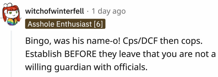 A documented paper trail is essential so OP is protected on all fronts in case her parents decide to abandon them entirely.