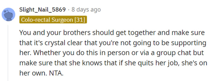 Show her you mean business, together.