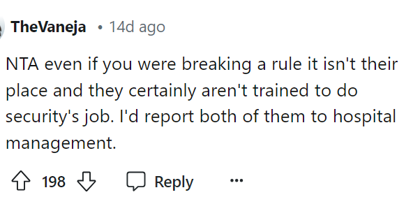 If they really felt some type of way, then they should have called security.