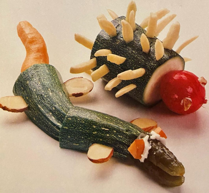 5. Zucchini Zoo from Better Homes and Gardens Kids' Snacks, 1986.