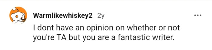 The OP is a fantastic writer