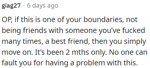 It's understandable to have reservations about maintaining that kind of relationship.