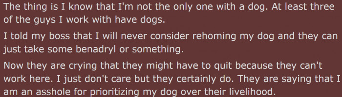 And many of them have dogs