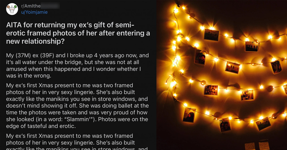 Ex-GF Offended After Redditor Returns Her Gift Of Semi-Erotic Framed Photos After Getting Engaged