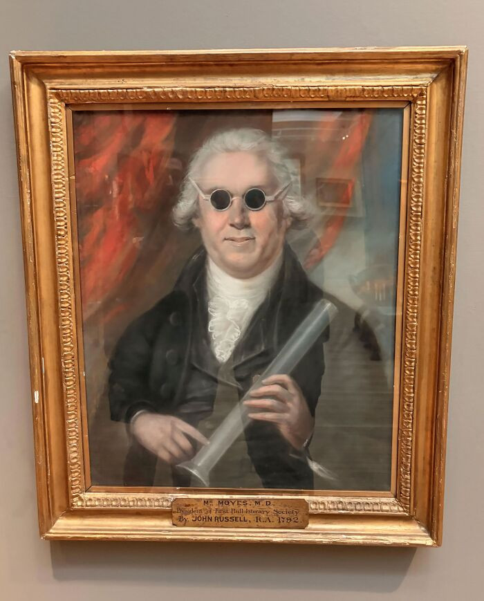 “Portrait Of Mr Moyes, M. d.” By John Russell, 1792