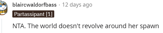 13. So she has to suck it up and get moving...